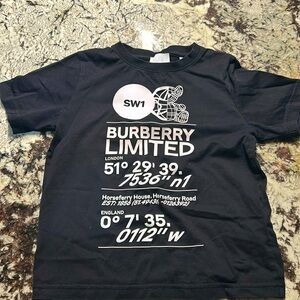 Burberry
Black Cotton Logo Baby T-Shirt